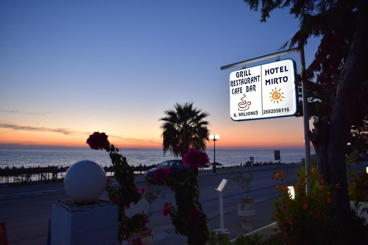 Mirto Beach Hotel & Restaurant 파랄리아 브라초우 외부 사진
